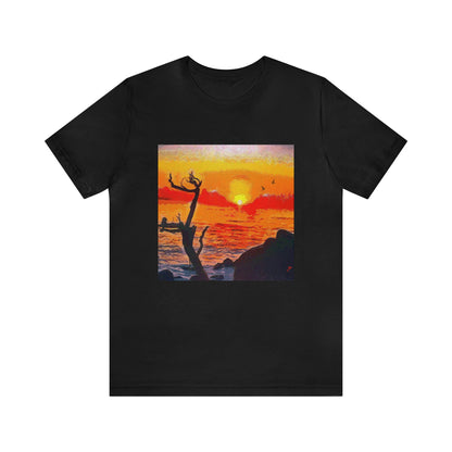Big Sur Sunset at Pfeiffer Beach - -  Classic Jersey Short Sleeve Tee