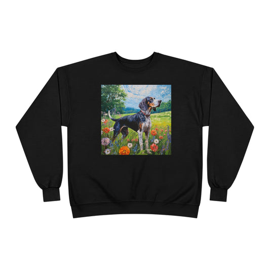 Bluetick Coonhound Unisex Fleece-Lined Crewneck Sweatshirt
