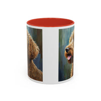 Labradoodle  =- Ceramic Accent Mug - 2 Sizes