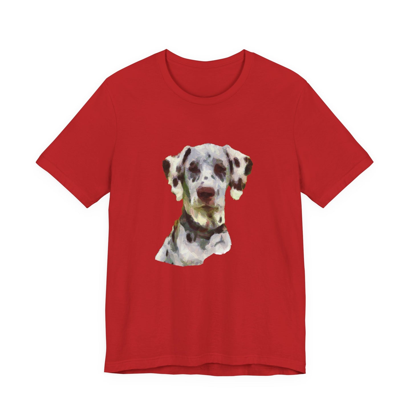 Dalmatian Impressionistic Unisex Jersey Short Sleeve Tee