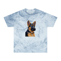 German Shepherd Puppy Unisex Color Blast T-Shirt