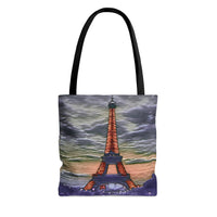 'Eiffel Tower Sunset' Tote Bag