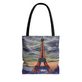 'Eiffel Tower Sunset' Tote Bag