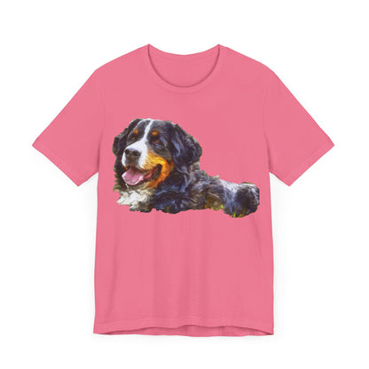 Bernese Mountain Dog Unisex Jersey Short Sleeve Tee