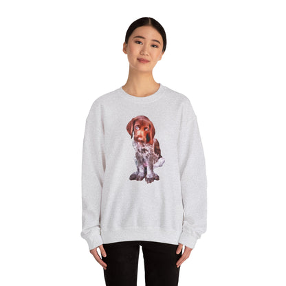 Benny Unisex 50/50 Crewneck Sweatshirt for German Shorthair Pointers