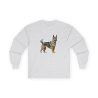 Swedish Vallhund  - Unisex Classic Cotton Long Sleeve Tee