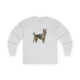 Swedish Vallhund  - Unisex Classic Cotton Long Sleeve Tee