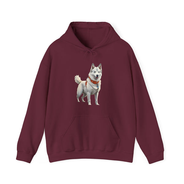 Yakutian Laika - Sled Dog - Unisex 50/50-  Hooded Sweatshirt