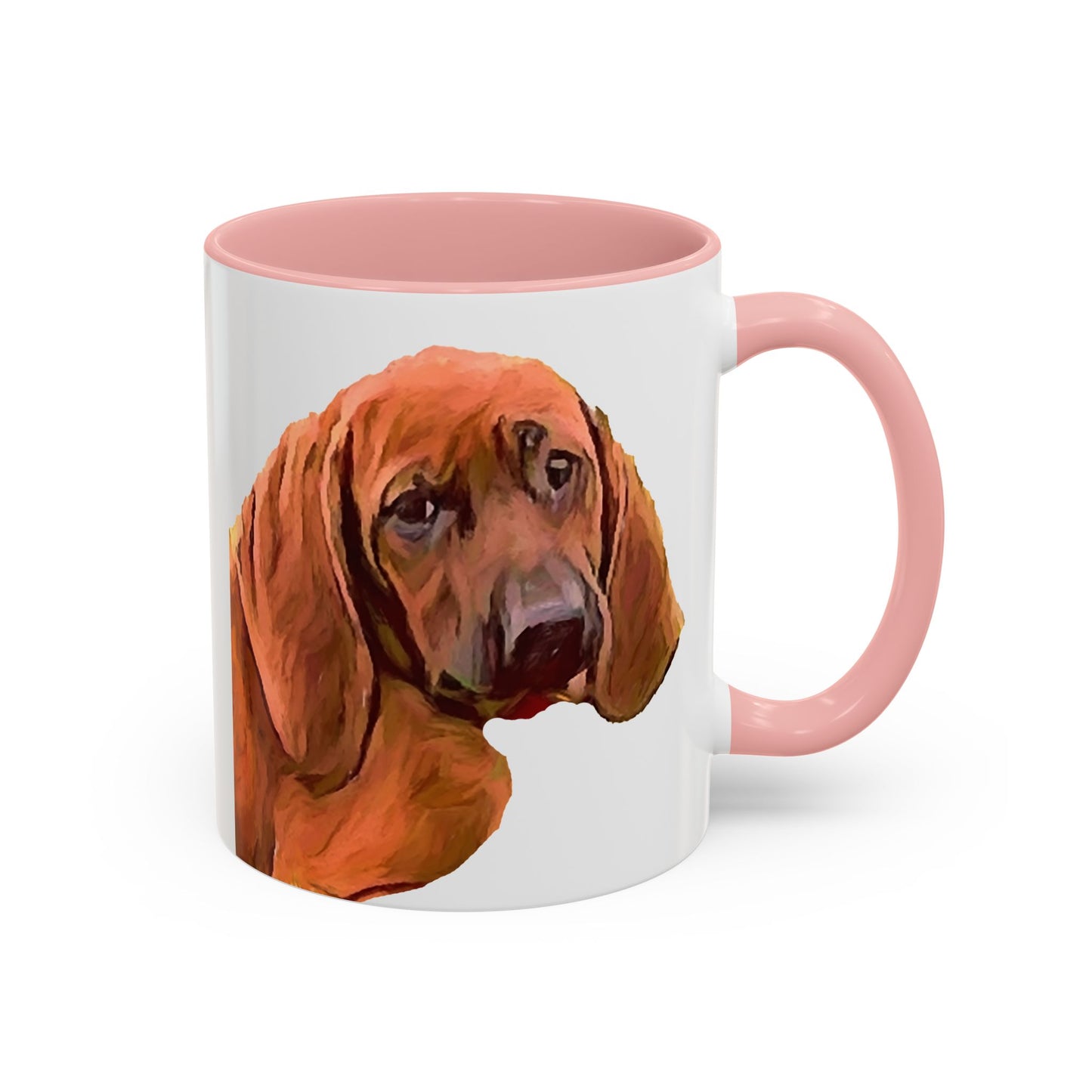 Redbone Coonhound Accent Coffee Mug