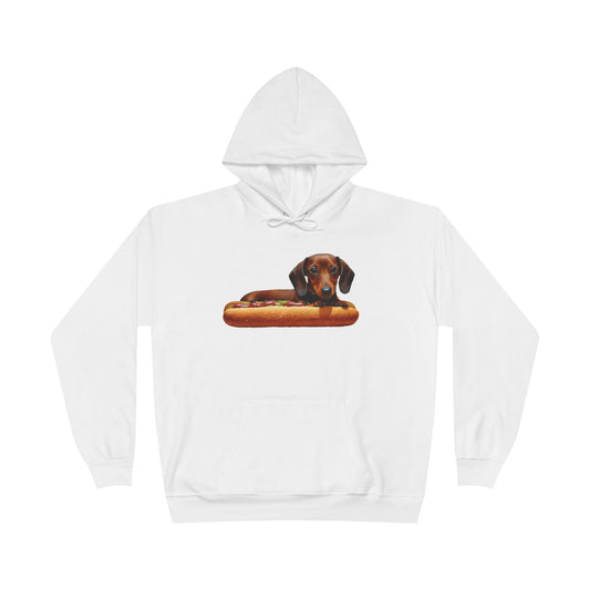 Dachshund Delight Fleece Lined Pullover Hoodie