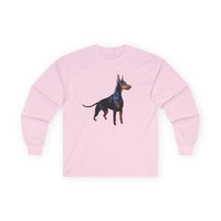 Doberman Pinscher Unisex Classic Cotton Long Sleeve Tee