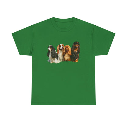 King Charles Spaniel Cavalier Club Unisex Heavy Cotton Tee