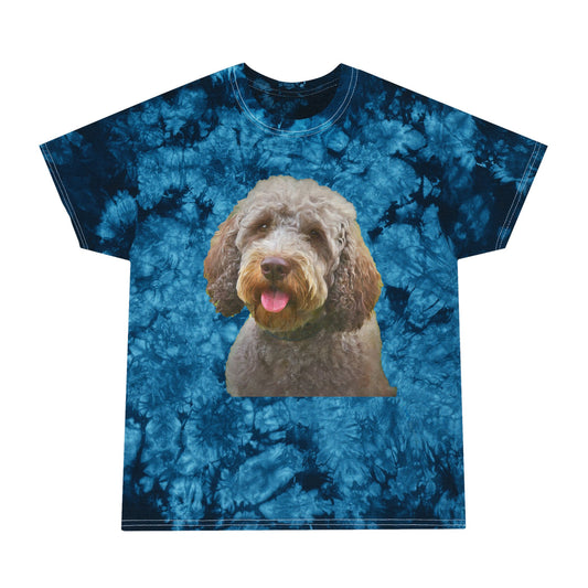 Lagotto Romagnolo 'Italian Truffle Dog' Unisex Tie Dye Tee