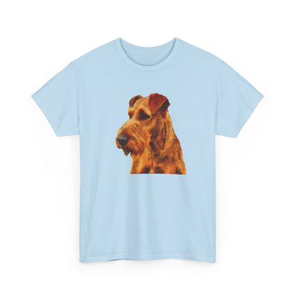 Irish Terrier 'Jocko' Unisex Heavy Cotton Tee