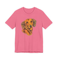 Dachshund 'Doxie 1' Unisex Jersey Short Sleeve Tee