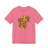 Dachshund 'Doxie 1' Unisex Jersey Short Sleeve Tee