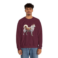 Kishu Ken Unisex 50/50 Crewneck Sweatshirt