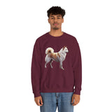 Kishu Ken Unisex 50/50 Crewneck Sweatshirt
