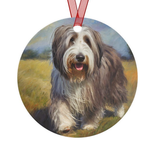 Bearded Collie Metal Ornaments: Celebrate Your Favorite Breed