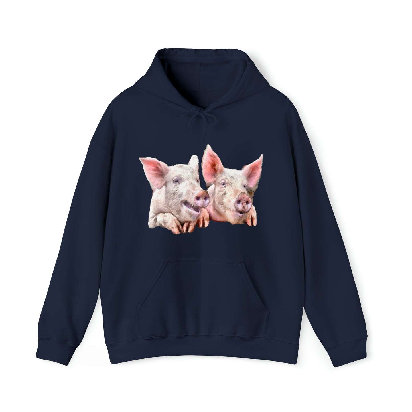 Pigs  'A Jowly Good Time'  -  Unisex 50/50 Hoodie