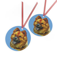 Chow Chow Metal Ornaments