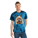 Cairn Terrier 'Toto' Unisex Tie-Dye Tee, Crystal