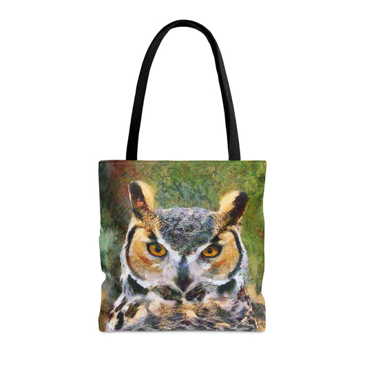 Great Horned Owl 'Hooty'  -  Tote Bag