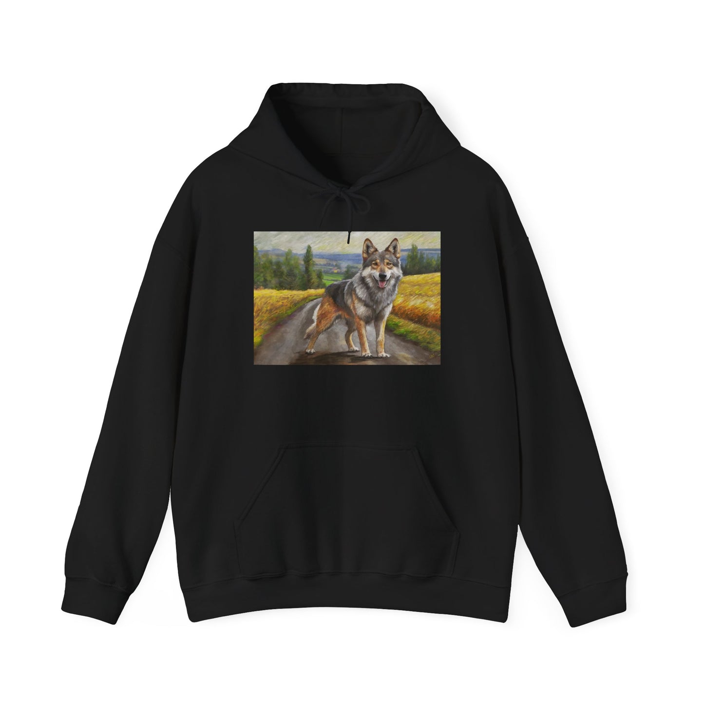 Czechoslovakian Vlcak Unisex 50/50 Hooded Sweatshirt