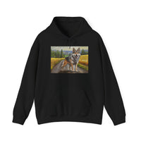 Czechoslovakian Vlcak Unisex 50/50 Hooded Sweatshirt
