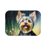 Yorkie #3 Bathroom Rug Mat