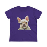 French Bulldog 'Bouvier' Women's Midweight Cotton Tee