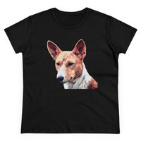 Basenji Women's Midweight Cotton Tee