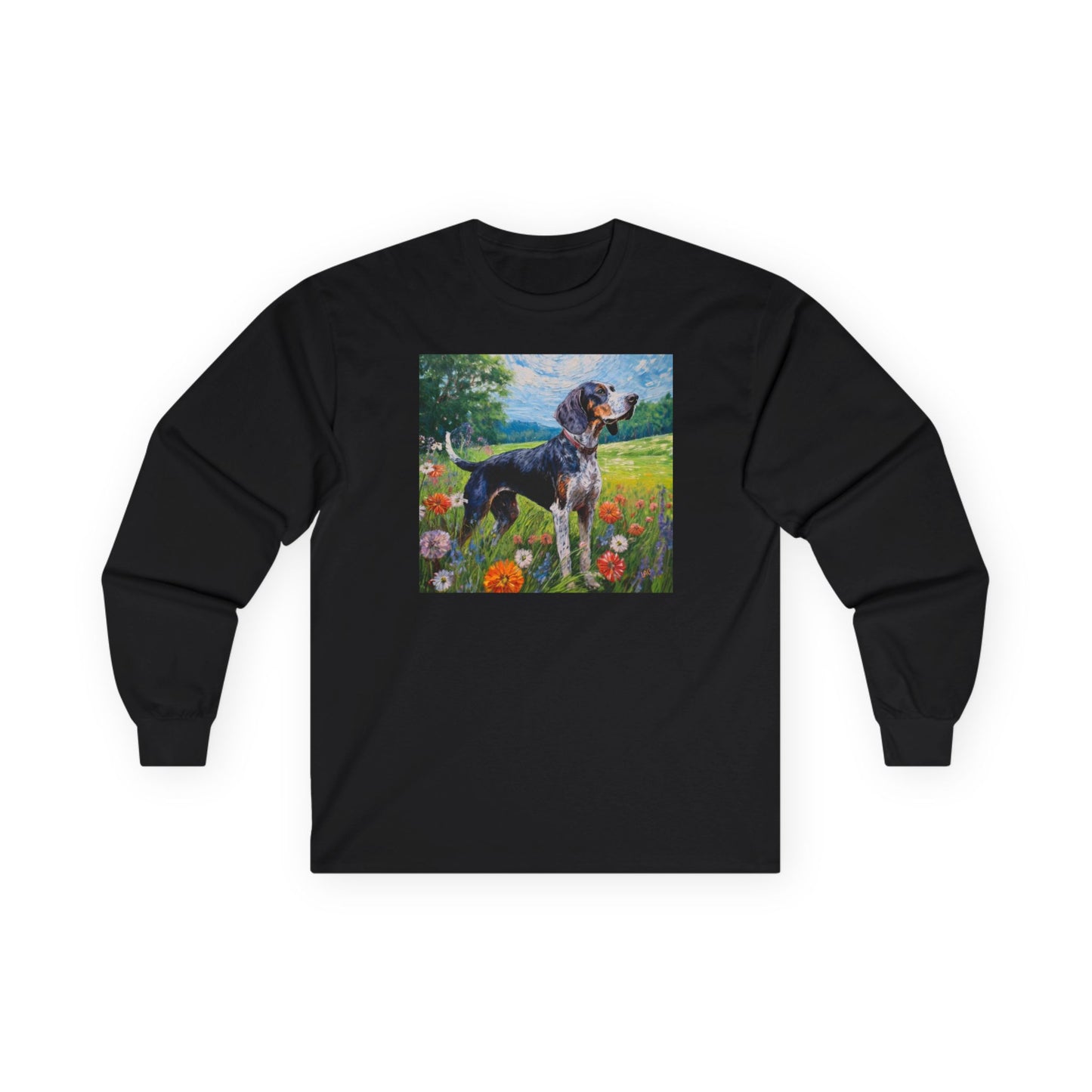 Bluetick Coonhound Unisex Classic Cotton Long Sleeve Tee