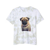 Pug Unisex  Fashion Tie-Dyed T-Shirt