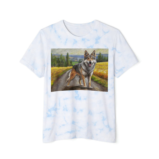 Czechoslovakian Vlciak Wolfdog Classic FWD Fashion Tie-Dyed T-Shirt