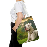 Dogo Argentino Tote Bag (AOP)