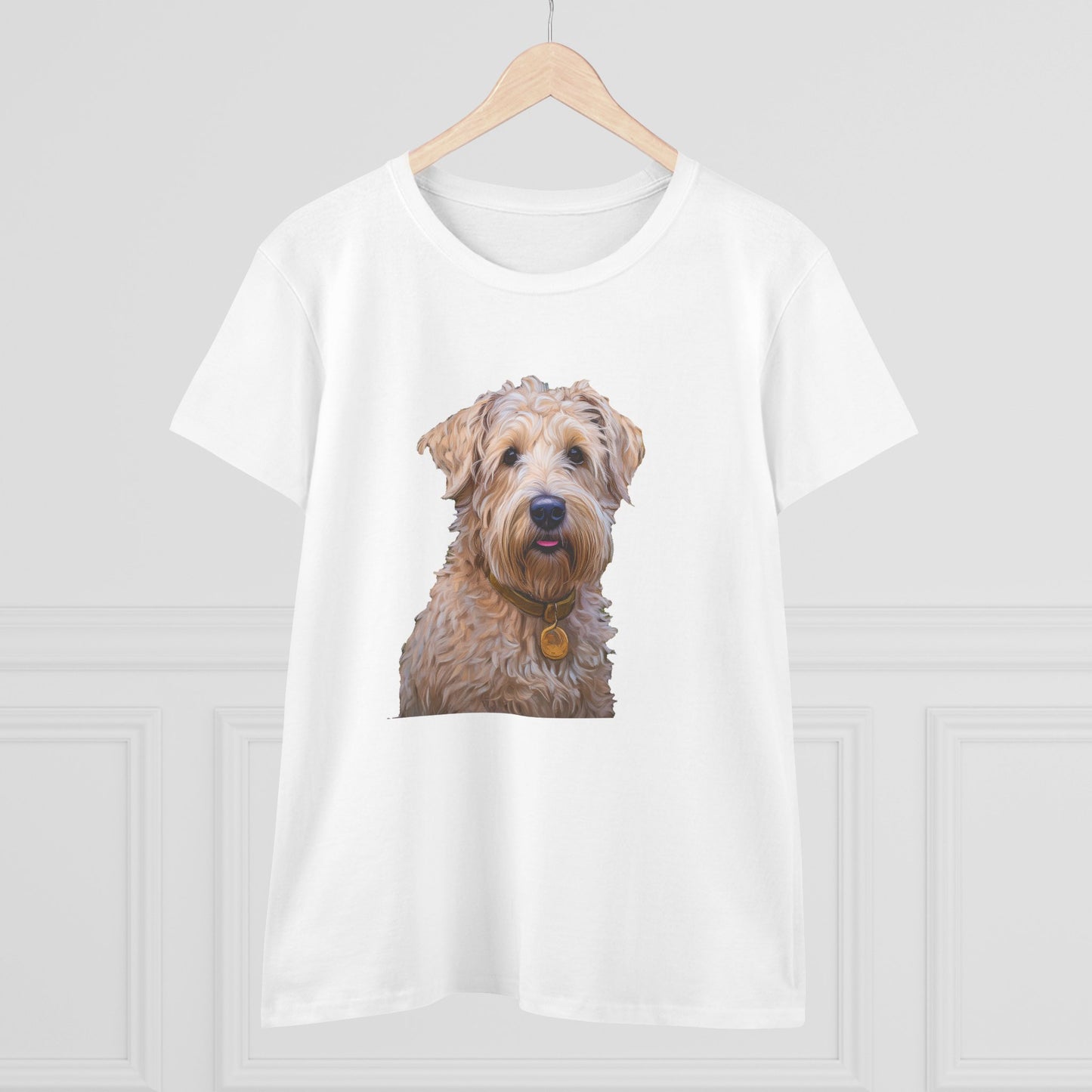Soft Coated Wheaten Terrier Women's Midweight Cotton Tee