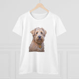 Soft Coated Wheaten Terrier Women's Midweight Cotton Tee