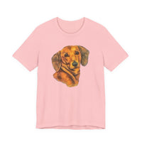 Dachshund 'Doxie 1' Unisex Jersey Short Sleeve Tee