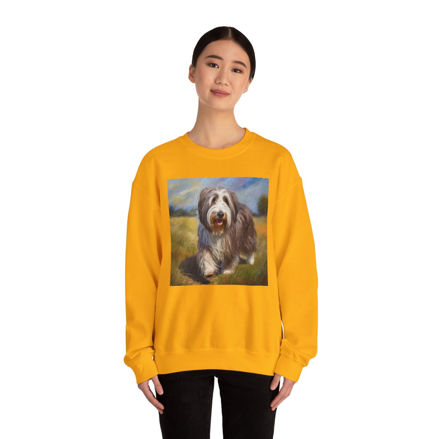 Bearded Collie Charm Crewneck Sweatshirt