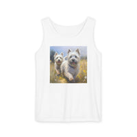 Cairn Terriers  -  Unisex Relaxed Fit Garment-Dyed Tank Top