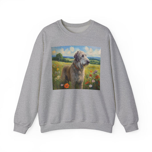 Irish Wolfhound Unisex 50/50 Crewneck Sweatshirt