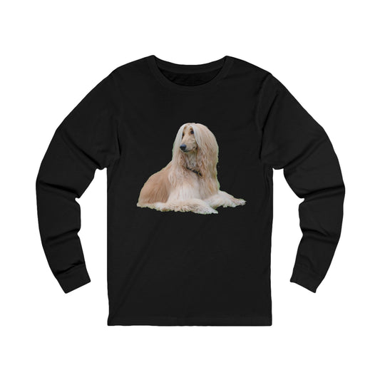 Afghan Hound Unisex Jersey Long Sleeve Tee