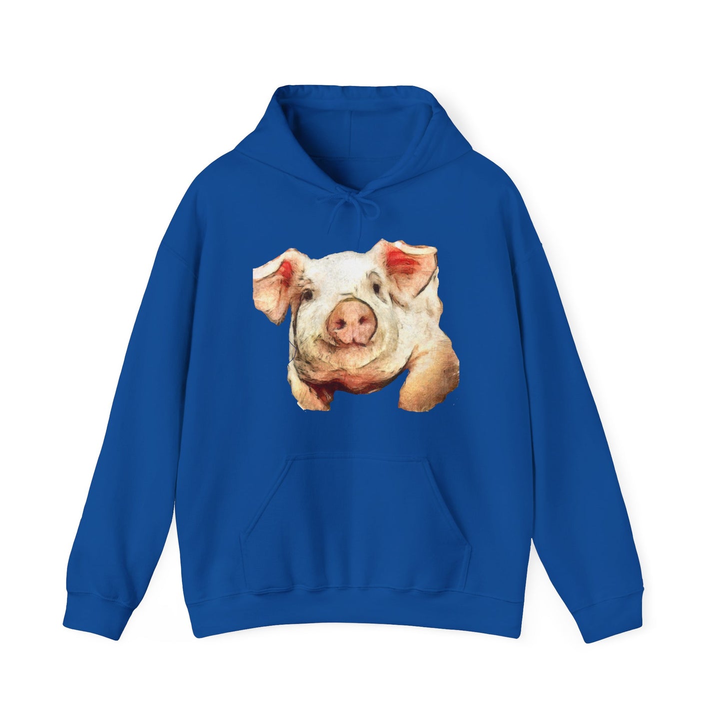 Pig 'Petunia' Unisex 50/50 Hoodie