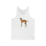 Sloughi - Arabian Greyhound Unisex Jersey Tank