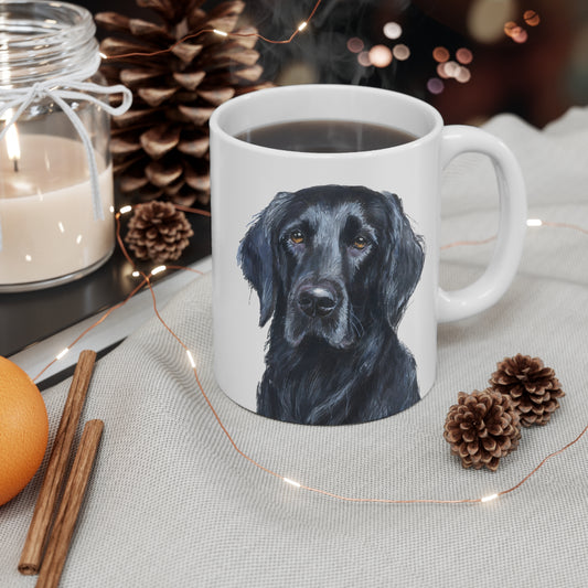 Flat-Coated Retriever Ceramic Mug 11oz