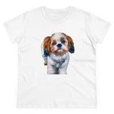 Shih-Tzu Women's Midweight Cotton Tee