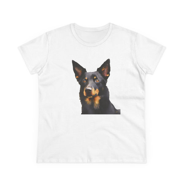 Australian Kelpie #2 Women's Midweight Cotton Tee