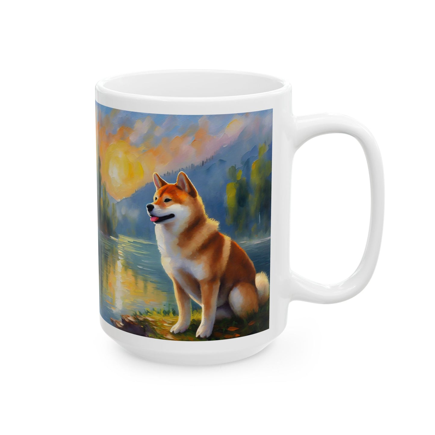 Shiba Inu Ceramic Mug - Celebrate Boldness with Every Sip