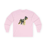 Schnauzer - Unisex Cotton Long Sleeve Tee